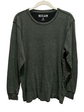 RECLAIM Men’s 100% Cotton Black Warm T Shirt
